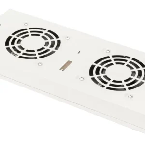 Digitus DN-19 FAN-2-HO 19 Zoll 2 x Netzwerkschrank-Lüfter 1 HE Lichtgrau (RAL 7035)