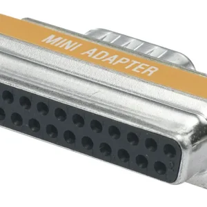 BKL Electronic Seriell Adapter [1x D-SUB-Buchse 25pol. - 1x D-SUB-Stecker 9pol.] Orange voelkner
