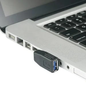 Renkforce USB 3.0 Adapter -Stecker zu -Buchse 90° seitlich nach rechts gewinkelt