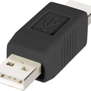Renkforce USB 2.0 Adapter [1x USB 2.0 Stecker - 1x USB 2.0 Stecker ] rf-usba-02 vergoldete Steckkontakte