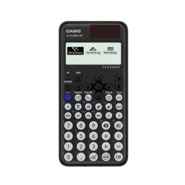 Casio FX-810DE CW Technisch wissenschaftlicher Rechner Schwarz Display (Stellen): 17 batteriebetrieb