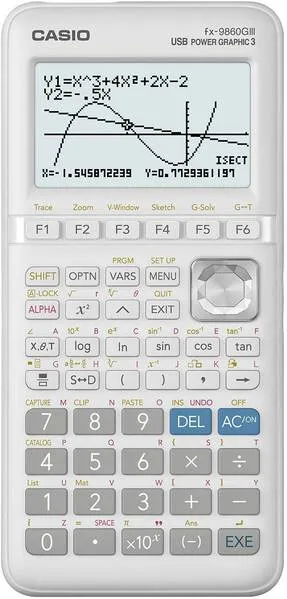 Casio FX-9860GIII Grafikrechner Schwarz, Silber Display (Stellen): 21 batteriebetrieben (B x H x T) 91.5 x 21.2 x 184 m