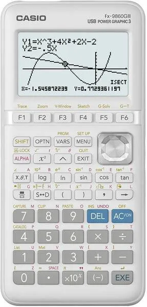 Casio FX-9860GIII Grafikrechner Schwarz, Silber Display (Stellen): 21 batteriebetrieben (B x H x T)