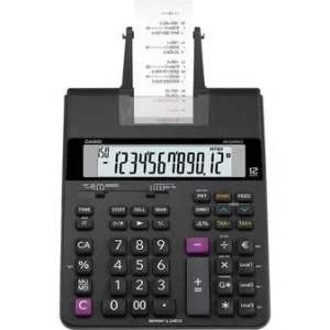 Casio HR-200 RCE Druckender Tischrechner Schwarz Display (Stellen): 12 batteriebetrieben, netzbetrieben (Optional) (B x H...