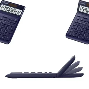 Casio JW-200SC Tischrechner Marineblau Display (Stellen): 12solarbetrieben, batteriebetrieben (B x H x T) 109 x 11 x 184mm