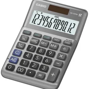 Casio MS-120FM Tischrechner Grau Display (Stellen): 12 batteriebetrieben, solarbetrieben (B x H x T) 101 x 148.5 x 27.6