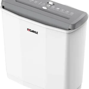 Dahle PS 60 Aktenvernichter 6 Blatt Streifenschnitt 6 mm P-2 11 l Vernichtet auch Heftklammern, Kreditkarte