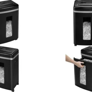 Fellowes Microshred™ 450M Aktenvernichter Partikelschnitt 2 x 12 mm 22 l Blattanzahl (max.): 9 Sicherheitsstufe 5 Vernicht...