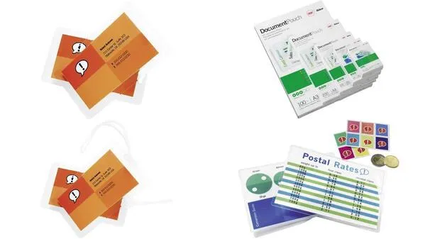 GBC Laminierfolie 86 x 54 mm, Kreditkarte 125 micron glänzend 100St./Pack