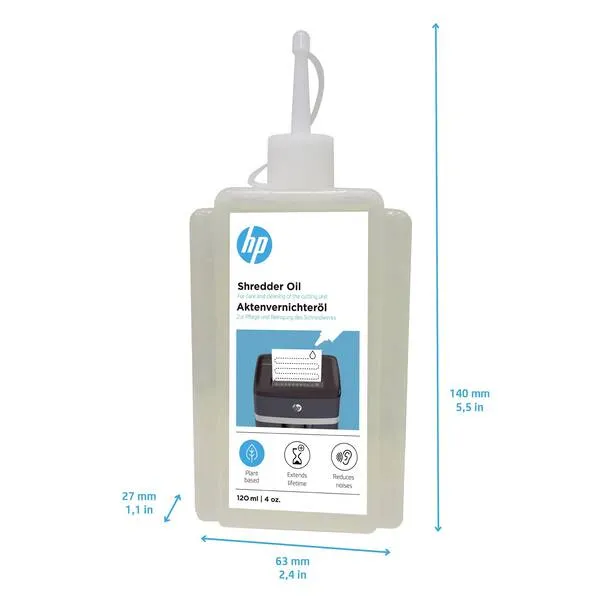 HP Aktenvernichteröl, 120 ml Aktenvernichteröl 120 ml