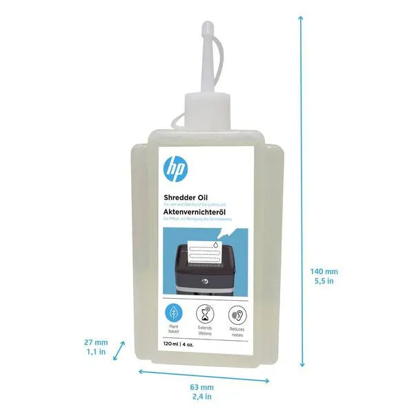 HP Aktenvernichteröl, 120ml Aktenvernichteröl 120ml