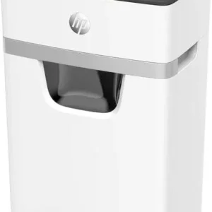 HP OneShred 10MC Aktenvernichter 10 Blatt Partikelschnitt 2 x 15 mm P-5 20 l Vernichtet auch Büroklammern, Kreditkarte,