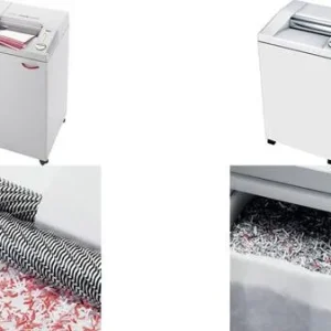 Ideal Office 3104 Aktenvernichter Streifenschnitt 4mm 120l Blattanzahl (max.): 28 Sicherheitsstufe 2 Vernichtet auch Bürok...