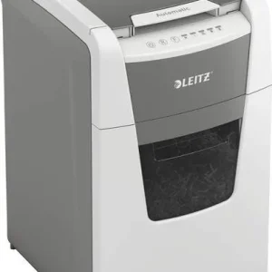 Leitz IQ Autofeed Office 150 P4 Aktenvernichter 150 Blatt Partikelschnitt 4 x 30 mm P-4 44 l Vernichtet auch Büroklammer