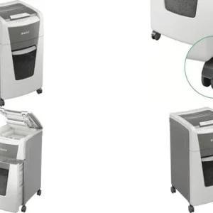 Leitz IQ Autofeed Office 300 Aktenvernichter Mikroschnitt 2 x 15mm 60l Blattanzahl (max.): 300 Sicherheitsstufe 5 Vernicht...