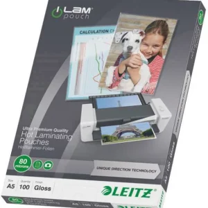 Leitz Laminierfolie DIN A5 80 micron glänzend 100 St.