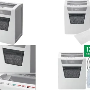 Leitz IQ Office P-5 Aktenvernichter Partikelschnitt 2 x 15 mm 23 l Blattanzahl (max.): 10 Sicherheitsstufe 5 Vernichtet au...