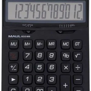 Maul ECO 850 Taschenrechner Schwarz Display (Stellen): 12solarbetrieben (B x H x T) 126 x 174 x 35mm