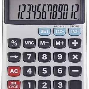 Maul M 12 Taschenrechner Grau Display (Stellen): 12 batteriebetrieben, solarbetrieben