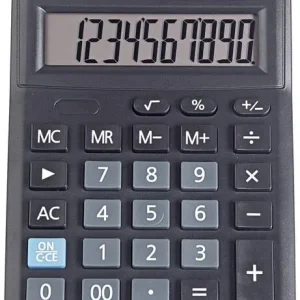Maul MC 10 Tischrechner Schwarz Display (Stellen): 10 batteriebetrieben, solarbetrieben (B x H x T) 137 x 31 x 103 mm