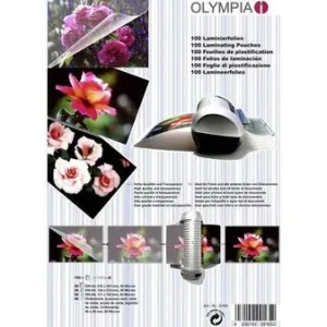 Olympia Laminierfolie DIN A4, DIN A5, DIN A6, 95 x 60mm 80 micron 1 Set 100teilig