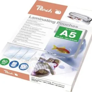 Peach Laminierfolie DIN A5 80 micron glänzend 100St.