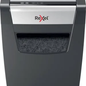 Rexel Momentum X312 Aktenvernichter 12 Blatt Partikelschnitt 5 x 42 mm P-3 23 l Vernichtet auch Heftklammern, Büroklamme