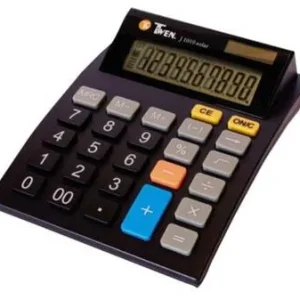 Twen J 1010 Tischrechner Schwarz Display (Stellen): 10solarbetrieben, batteriebetrieben (B x H x T) 112 x 40 x 141mm TA Tr...