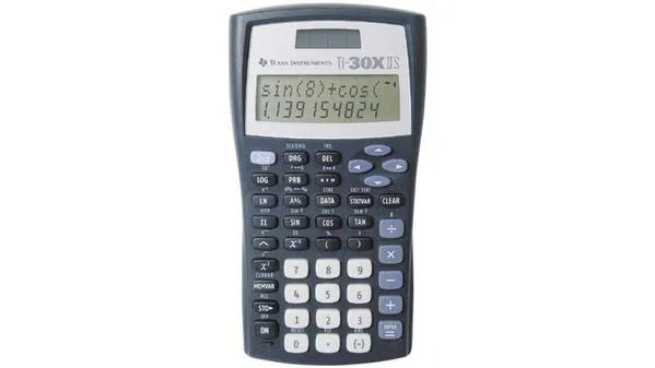 Texas Instruments TI-30 X IIS Schulrechner Schwarz, Silber Display (Stellen): 11solarbetrieben, batteriebetrieben (B x H x...