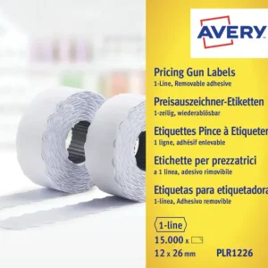 Avery-Zweckform Preis-Etiketten PLR1226 Wiederablösbar Etiketten-Breite: 26mm Etiketten-Höhe: 12mm Weiß 15000St. voelkner