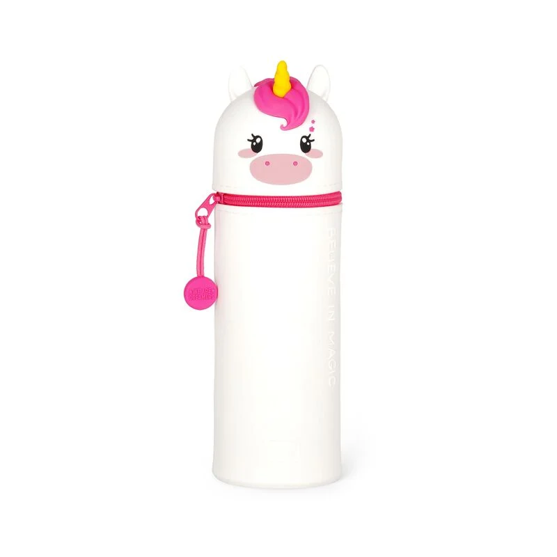 "Einhorn" 2--1-Federmäppchen aus Silikon - Kawaii