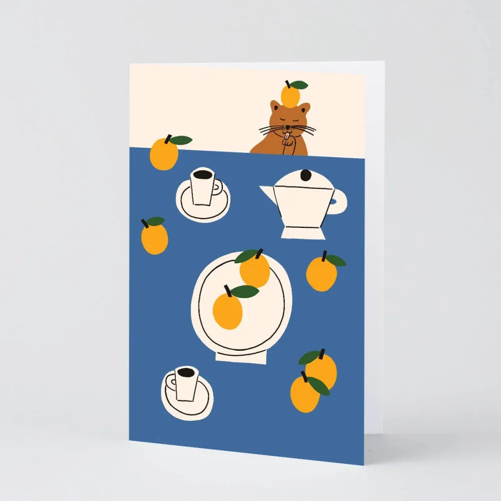 'Fika' Kunstkarte
