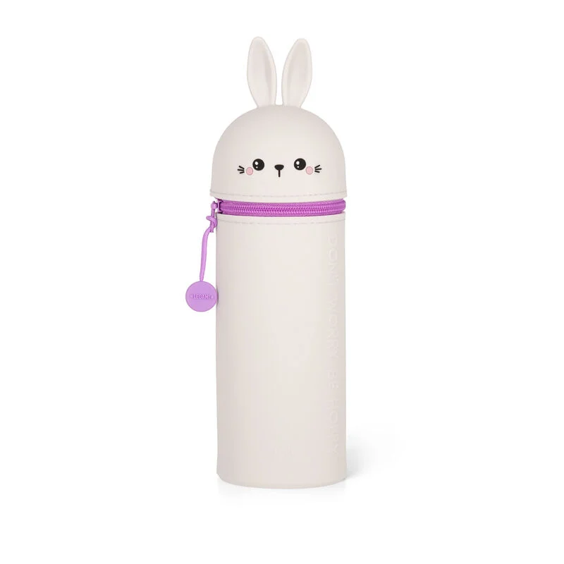 "Hase" 2--1-Federmäppchen aus Silikon - Kawaii