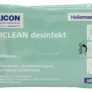HellermannTyton Reliclean_desinfekt-CO-WH (10) 435-01602 Desinfektionstücher 10St. voelkner