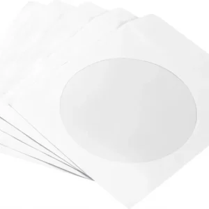 Basetech CD Hülle BT-2267609 1 CD/DVD/Blu-Ray Weiß Papier 50St. voelkner