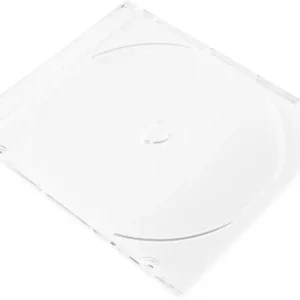 Basetech CD Hülle Slim BT-2268908 1 CD/DVD/Blu-Ray Transparent Acryl 25St. voelkner