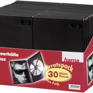 Hama DVD Hülle 00011495 1 CD/DVD/Blu-Ray Schwarz Kunststoff 30St.