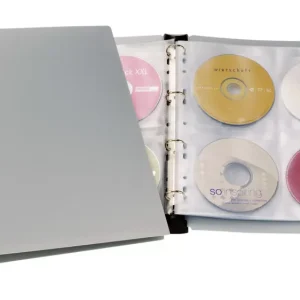 Durable CD/DVD Ordner 96 CDs/DVDs/Blu-rays Schwarz, Grau 12 St. 527701 voelkner