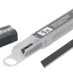 Wolfcraft 4207000 Abbrechklingen "Profi-Sharp" 9mm schwarz 5St. voelkner