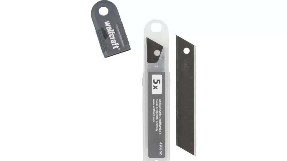 Wolfcraft 4208000 Abbrechklingen "Profi-Sharp" 18mm schwarz 1St. voelkner