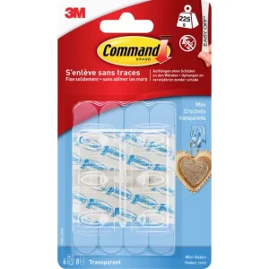 3M Command™ Mini-Haken (L x B x H) 29 x 22 x 11mm Transparent Inhalt: 6St. voelkner
