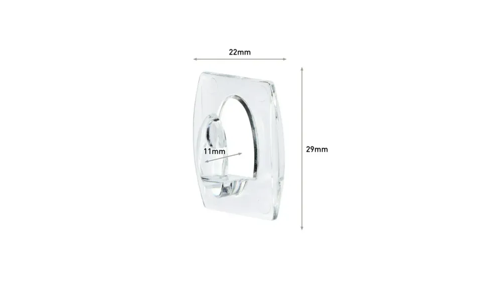 3M Command™ Mini-Haken (L x B x H) 29 x 22 x 11mm Transparent Inhalt: 6St. voelkner