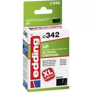 Edding Druckerpatrone ersetzt HP 950XL, CN045AE Kompatibel Schwarz EDD-342 voelkner