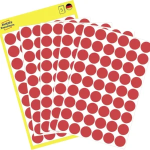 Avery-Zweckform 3141 Markierungspunkte Etiketten Ø 12mm Rot 270 St. Permanent haftend Papier voelkner