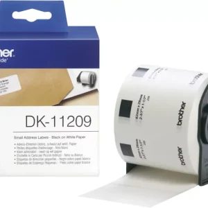 Brother DK-11209 Etiketten Rolle 62 x 29mm Papier Weiß 800 St. Permanent haftend DK11209 Adress-Etiketten voelkner