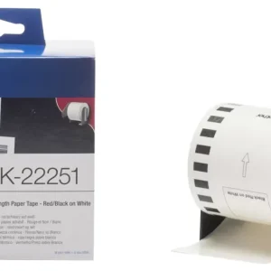 Brother DK-22251 Etiketten Rolle 62 mm x 15.24 m Papier Weiß 1 St. Permanent haftend DK22251 Universal-Etiketten