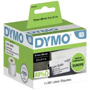 DYMO Etiketten Rolle S0929100 S0929100 89 x 51mm Papier Weiß 300 St. Nicht klebend Terminkarten, Visitenkarten voelkner