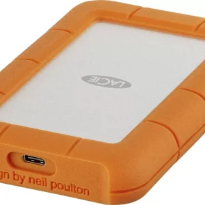 LaCie Rugged 2TB Externe Festplatte 6.35cm (2.5 Zoll) USB-C® Silber, Orange STFR2000800 voelkner