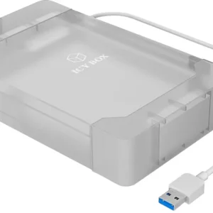 ICY BOX IB-AC705-6G 6.35 cm (2.5 Zoll)-Festplattengehäuse 2.5 Zoll, 3.5 Zoll USB- (USB 3.2 Gen 1)