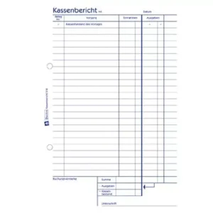 Avery-Zweckform Kassenbestandsrechnung Formular 318 DIN A5 Weiß Anzahl der Blätter: 50selbstdurchschreibend: Nein voelkner